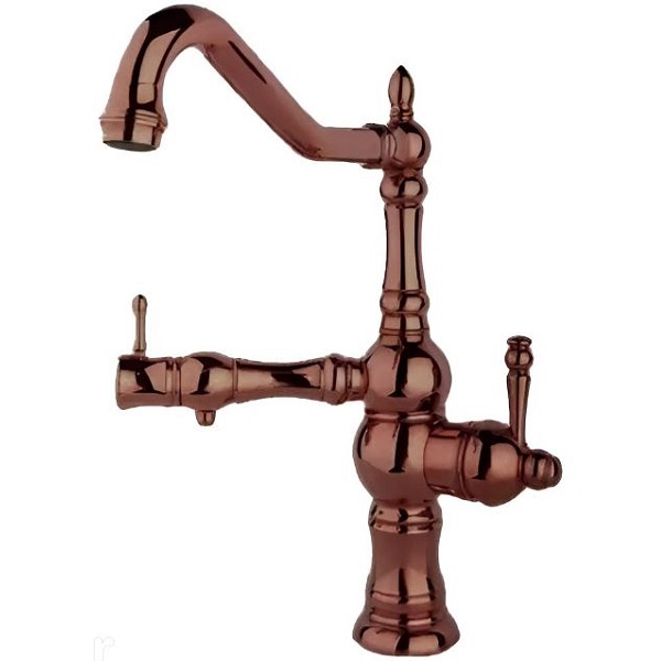 شیر ظرفشویی دو منظور راسان مدل لیزا رزگلد