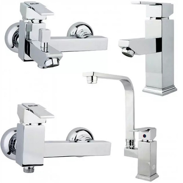 ست 4 تکه شیرآلات راسان مدل مینیاتور