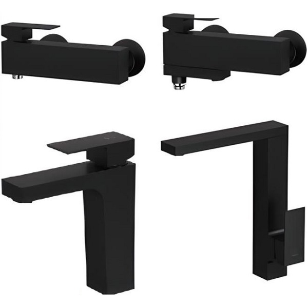 ست 4 تکه شیرآلات کاویان مدل نوژا