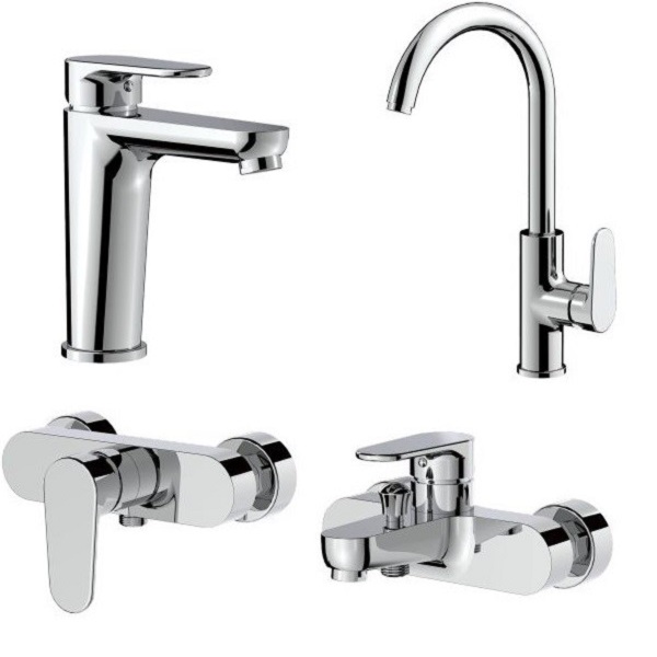 ست 4 تکه شیر آلات کاویان مدل لارا