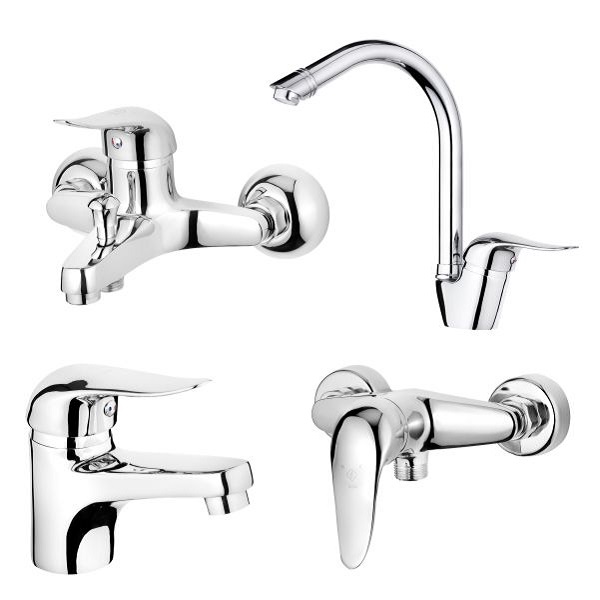 ست 4 تکه شیر آلات کاویان مدل هما