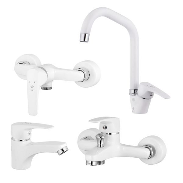 ست 4 تکه شیر آلات کاویان مدل آوا