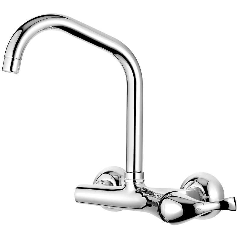 شیر ظرفشویی دیواری کاویان مدل دسته از بغل