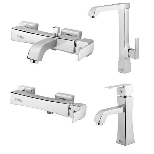 ست 4 تکه شیرآلات KIG مدل الیزه