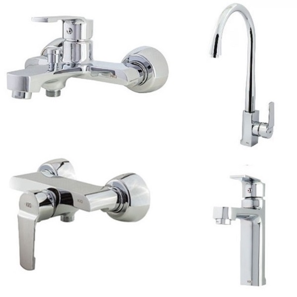 ست 4 تکه شیرآلات KIG مدل دونته