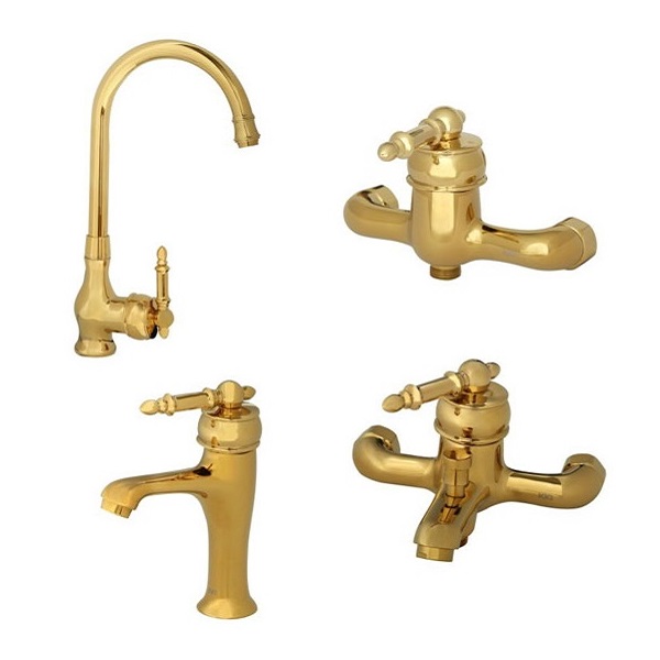 ست شیرآلات KIG مدل مارگون طلایی