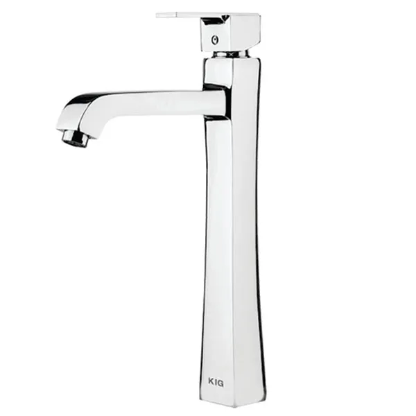 شیر روشویی پایه بلند KIG مدل الیزه کروم مات