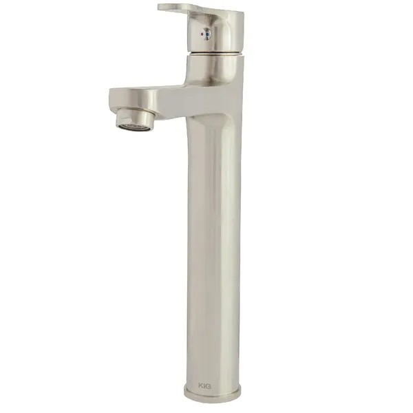 شیر روشویی پایه بلند KIG مدل آلفرد کروم مات