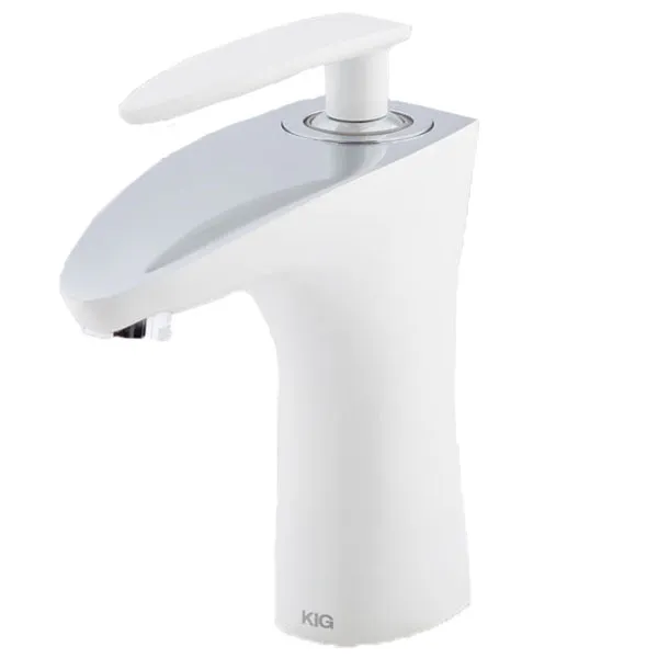 شیر روشویی KIG مدل ویولن شیری کروم