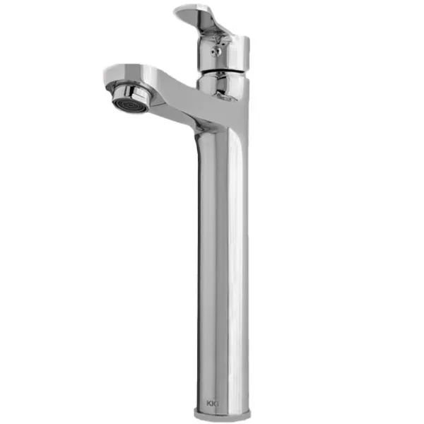 شیر روشویی پایه بلند کی آی جی (KIG) مدل آلفرد کروم