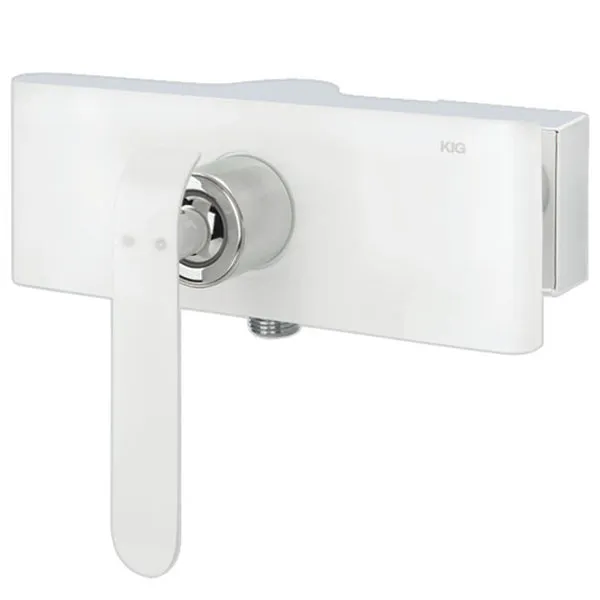 شیر توالت KIG مدل رودکس شیری کروم