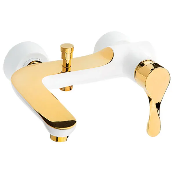 شیر حمام KIG مدل فیگارو  شیری طلایی