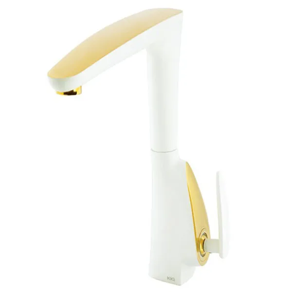 شیر ظرفشویی KIG مدل ویولن شیری طلایی