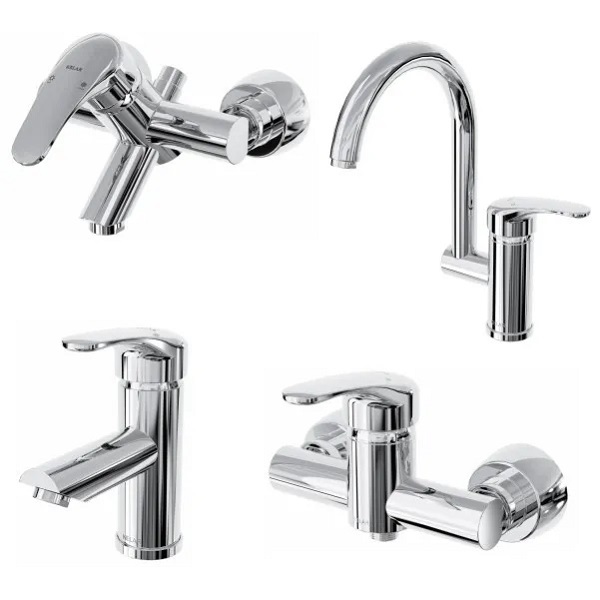 ست 4 تکه شیرآلات کلار مدل آریا