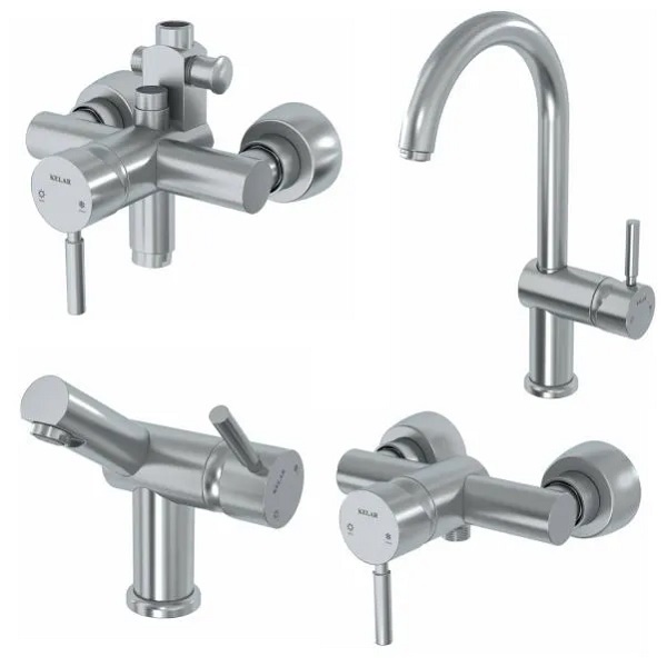 ست 4 تکه شیرآلات کلار مدل آبشار