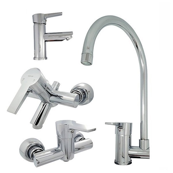 ست 4 تکه شیرآلات کلار مدل نیوآریا