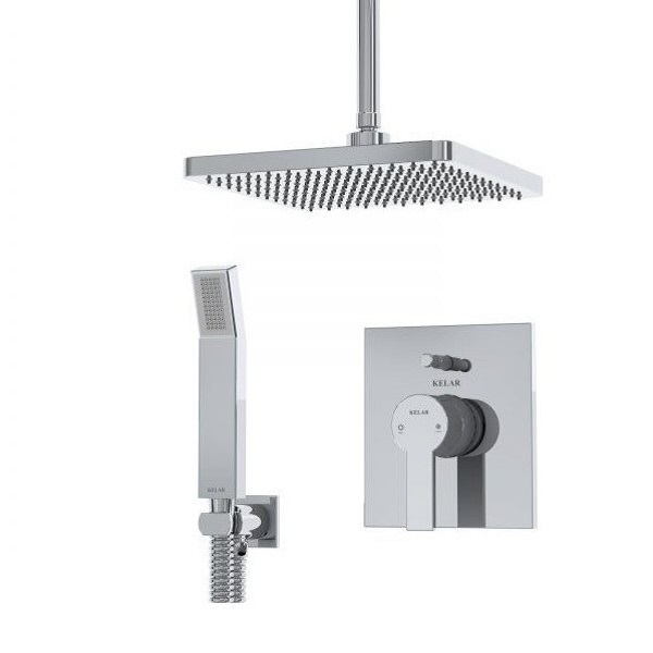 دوش توکار کلار مدل فلت تیپ ۳ سری کلاسیک