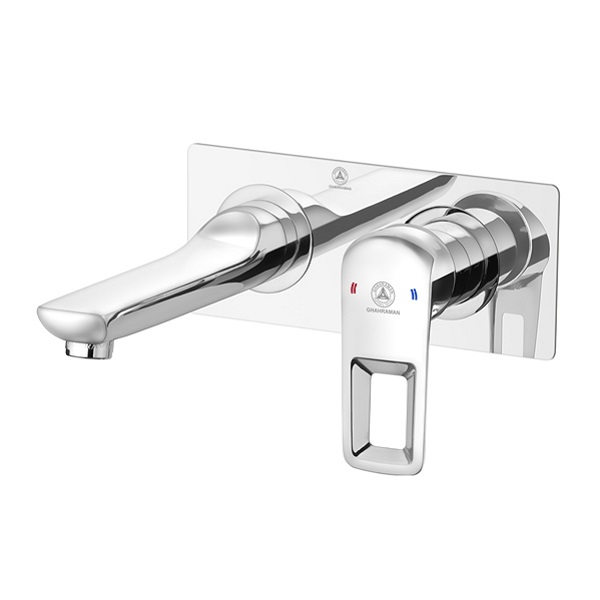 شیر روشویی توکار قهرمان مدل فلت