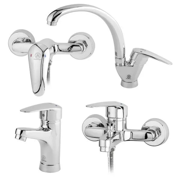 ست 4 تکه شیرآلات قهرمان مدل زوبین