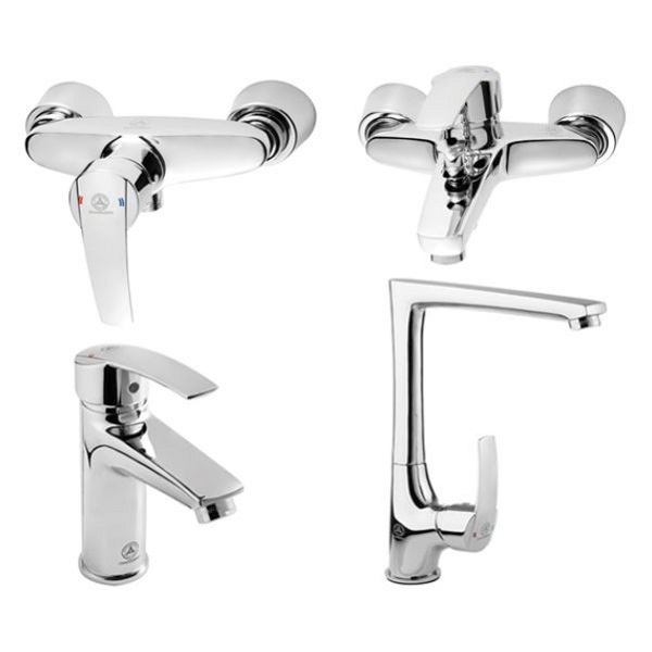 ست 4 تکه شیرآلات قهرمان مدل بهادر