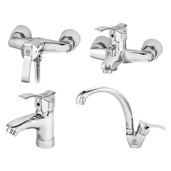 ست 4 تکه شیرالات قهرمان مدل آبشار 2