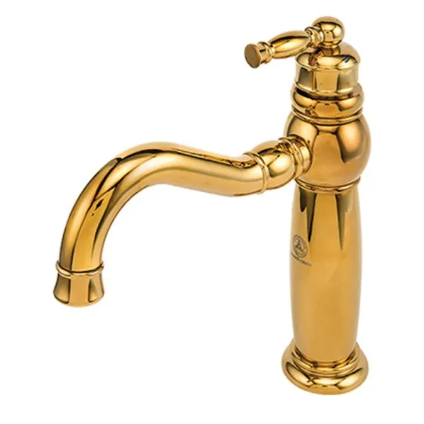 شیر روشویی قهرمان مدل آنتیک طلایی