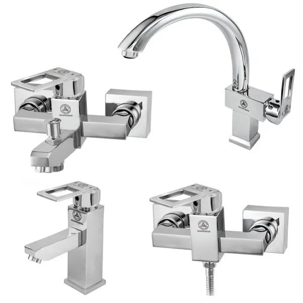 ست 4 تکه شیرالات قهرمان مدل فلت