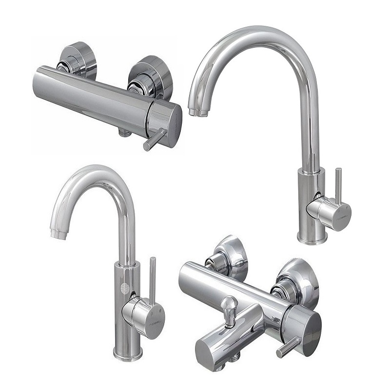 ست 4 تکه شیرآلات نوبل مدل فونیکس