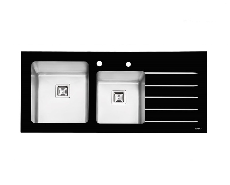 سینک شیشه ای ایلیا استیل مدل 8031