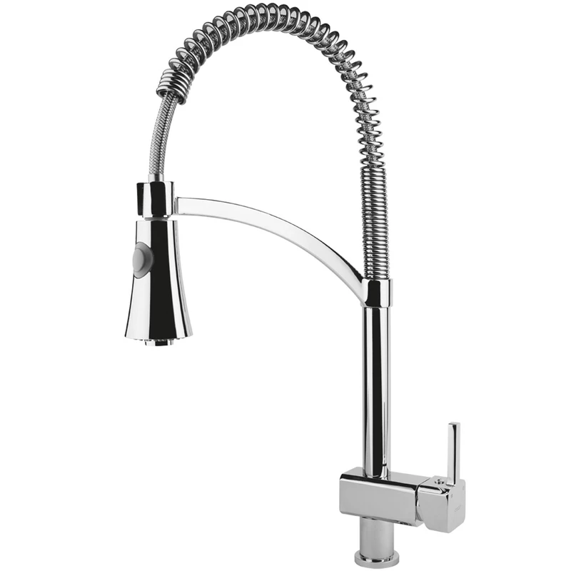 شیر ظرفشویی فنری کسری مدل آبشار