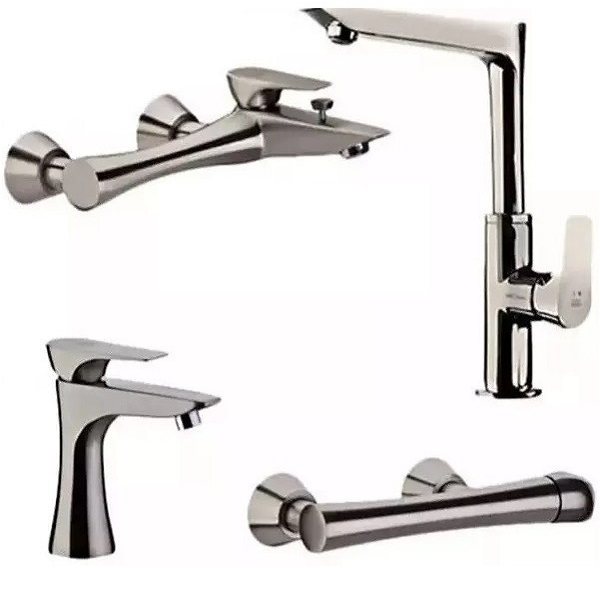 ست شیرآلات KWC مدل ورونا کروم مات