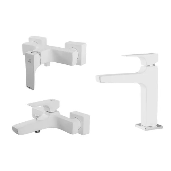 ست شیرآلات kwc مدل اراتو سفید