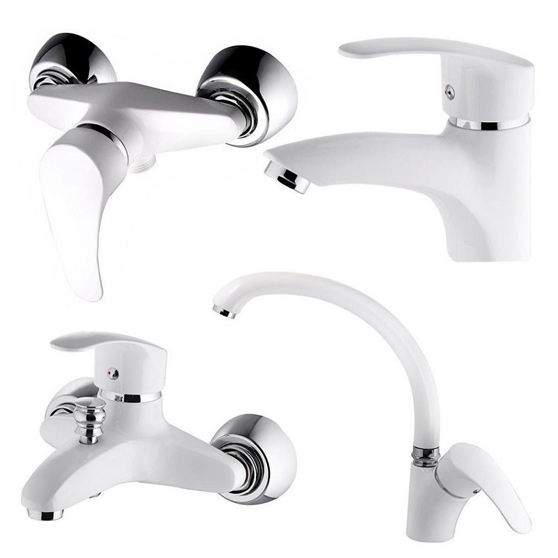 ست چهار تکه اوج مدل اسپانیش سفید