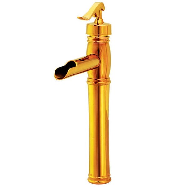 شیر روشویی پایه بلند کرومات مدل ریور