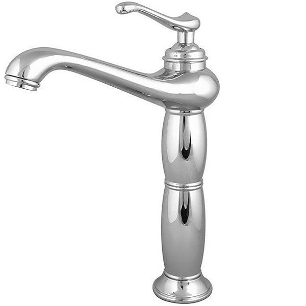 شیر روشویی پایه بلند کرومات مدل ماموت