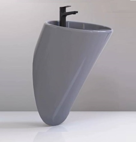 روشویی دیواری (نیم پایه) چینی کرد مدل فلوریا طوسی