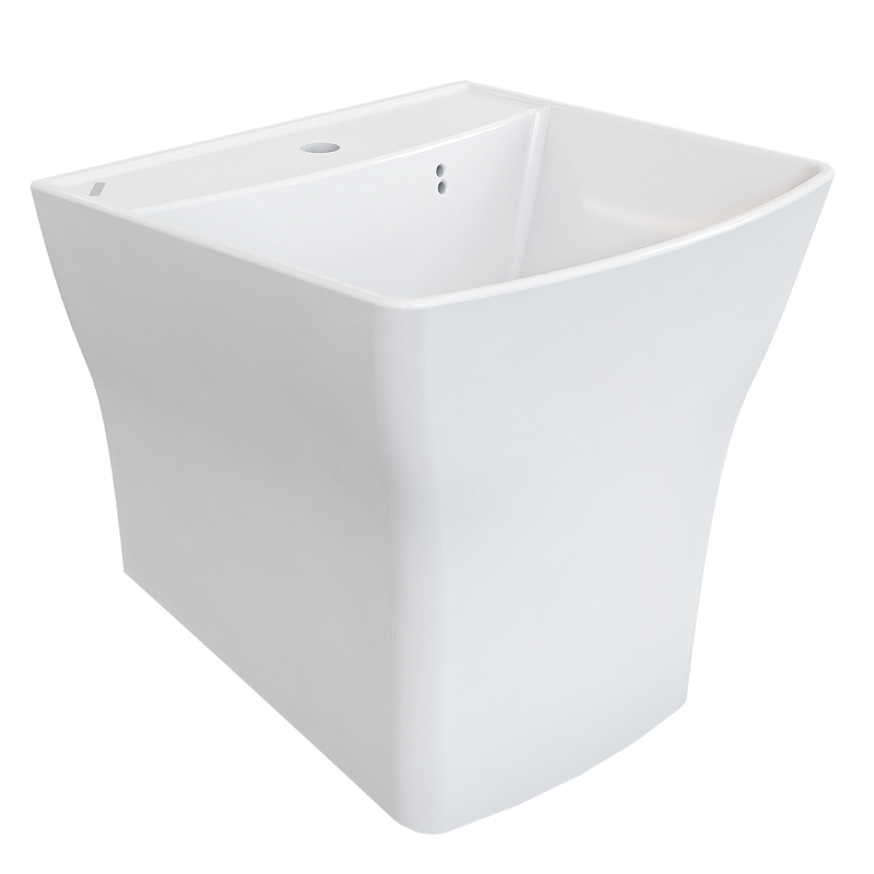 روشویی دیواری (نیم پایه) چینی کرد مدل ورونیا