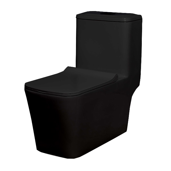 توالت فرنگی مروارید مدل آلفا مشکی