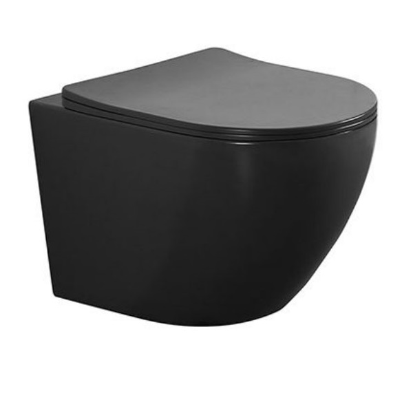 توالت وال هنگ آرماندو ویکاریو (Armando Vicario) مدل 5176  مشکی مات