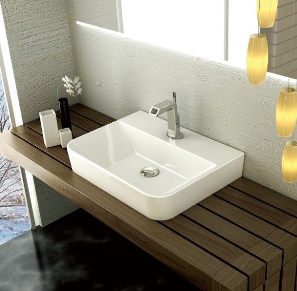 روشویی روکابینتی گلسار مدل یونیک 50