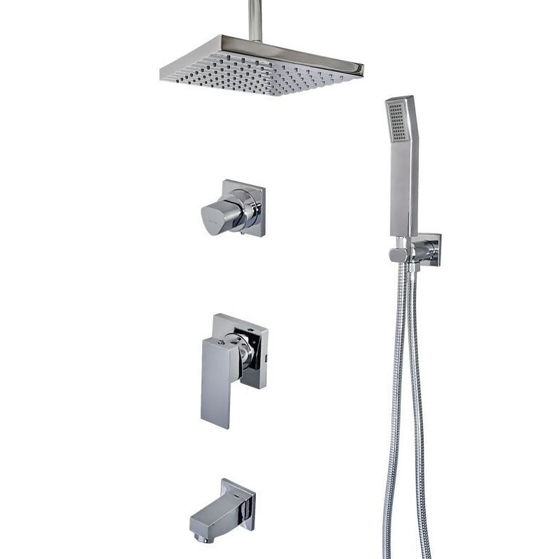 شیر دوش توکار کلار مدل فلت تیپ 3 سری لاکچری