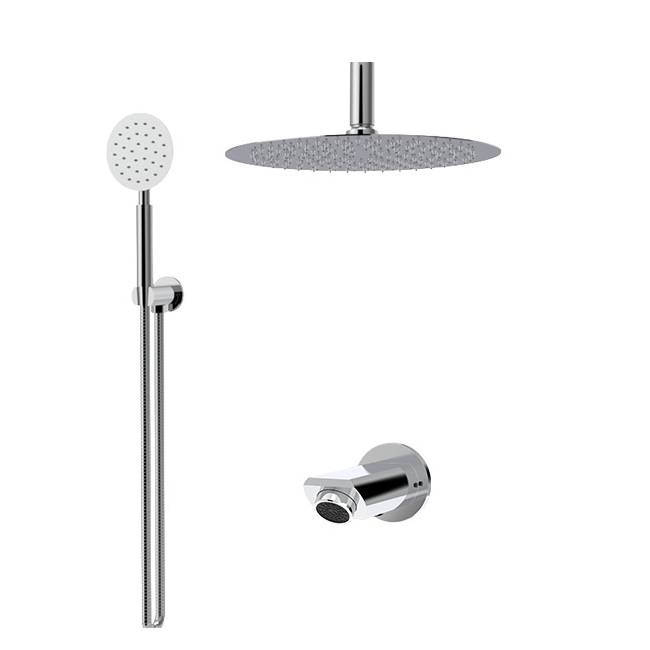 متعلقات شیر توکار حمام بهفر مدل دایره