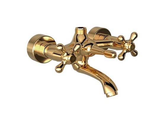 شیر دوش شودر مدل باروک پلاس طلایی