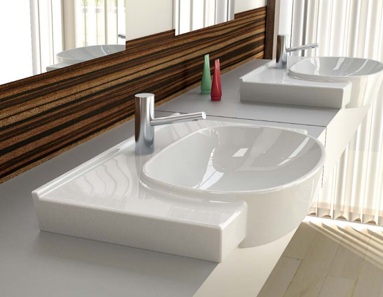 روشویی گلسار فارس مدل الیو