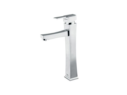 شیر روشویی پایه بلند شودر مدل ایمپرو کروم مات