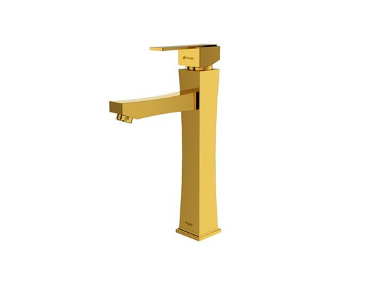 شیر روشویی پایه بلند شودر مدل ایمپرو طلا