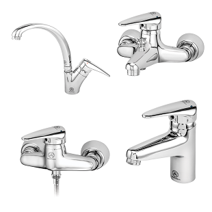 ست 4 تکه شیرآلات قهرمان مدل ایتالیایی