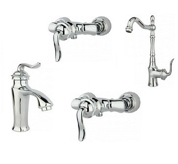 ست 4 تکه شیرآلات  لاروس