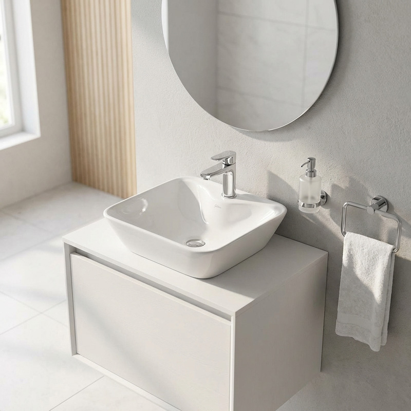 روشویی روکابینتی گاتریا مدل هما مربع