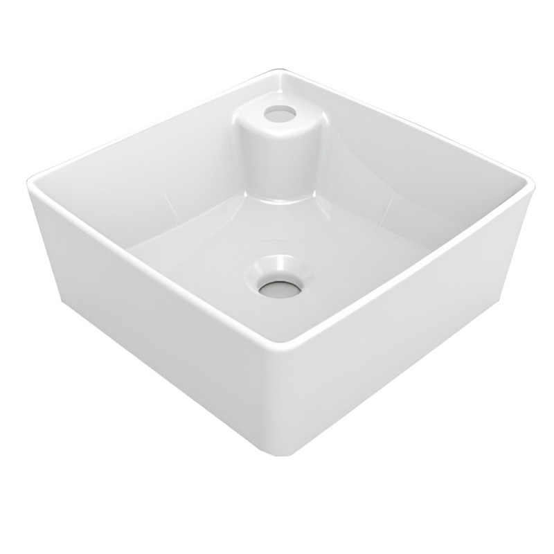 روشویی روکابینتی گاتریا مدل مربع GTBR36 شیر سرخود
